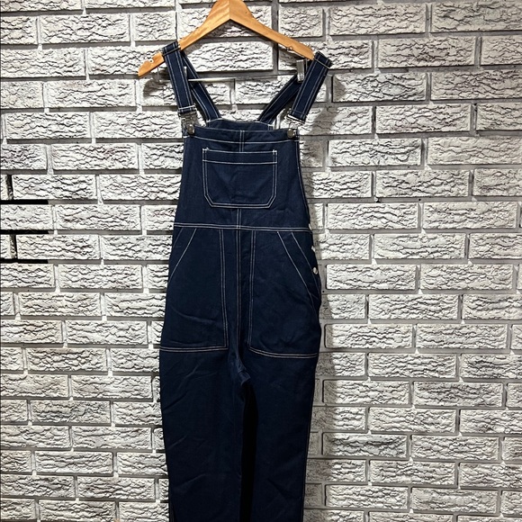 Smash + Tess Pants - Smash + Tess Navy Denim Overalls